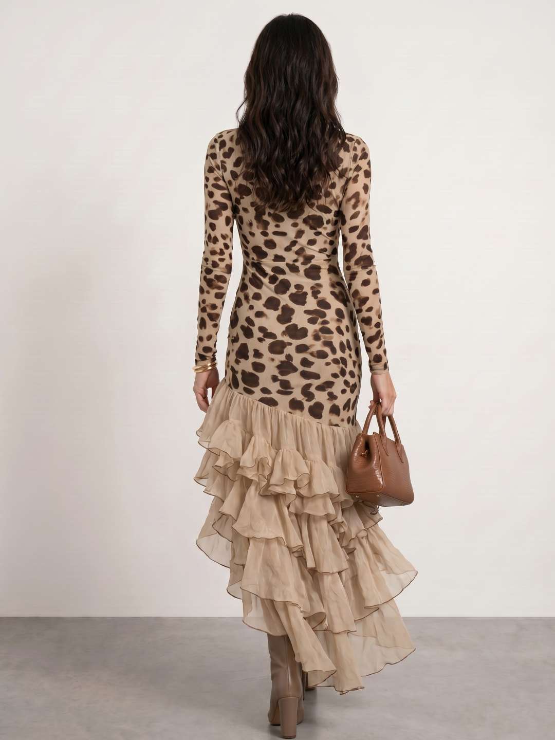 Robe à imprimé animalier