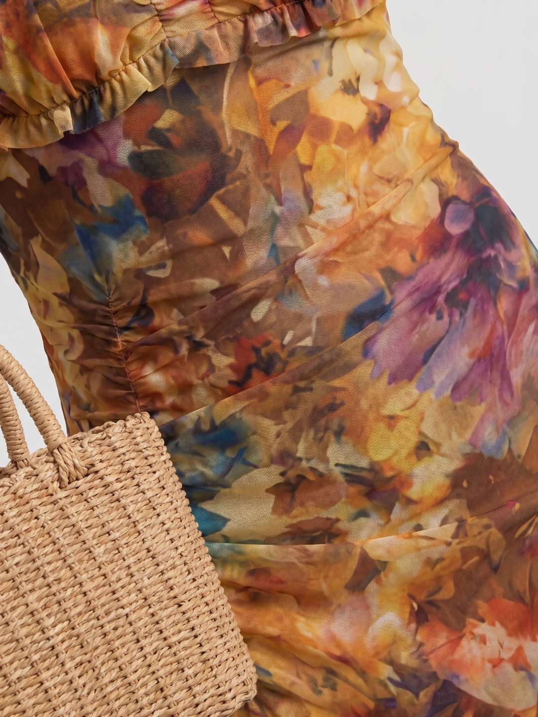 Robe bohème à imprimé floral