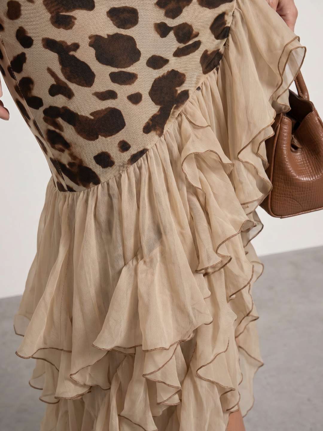 Robe à imprimé animalier