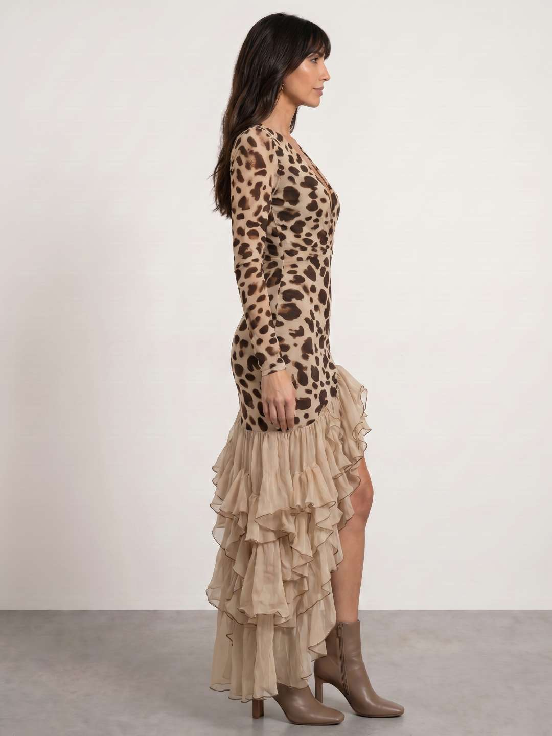 Robe à imprimé animalier