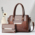 Ensemble sac et portefeuille en cuir - Cror