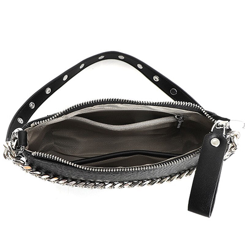 Petit sac bandoulière en cuir Lara