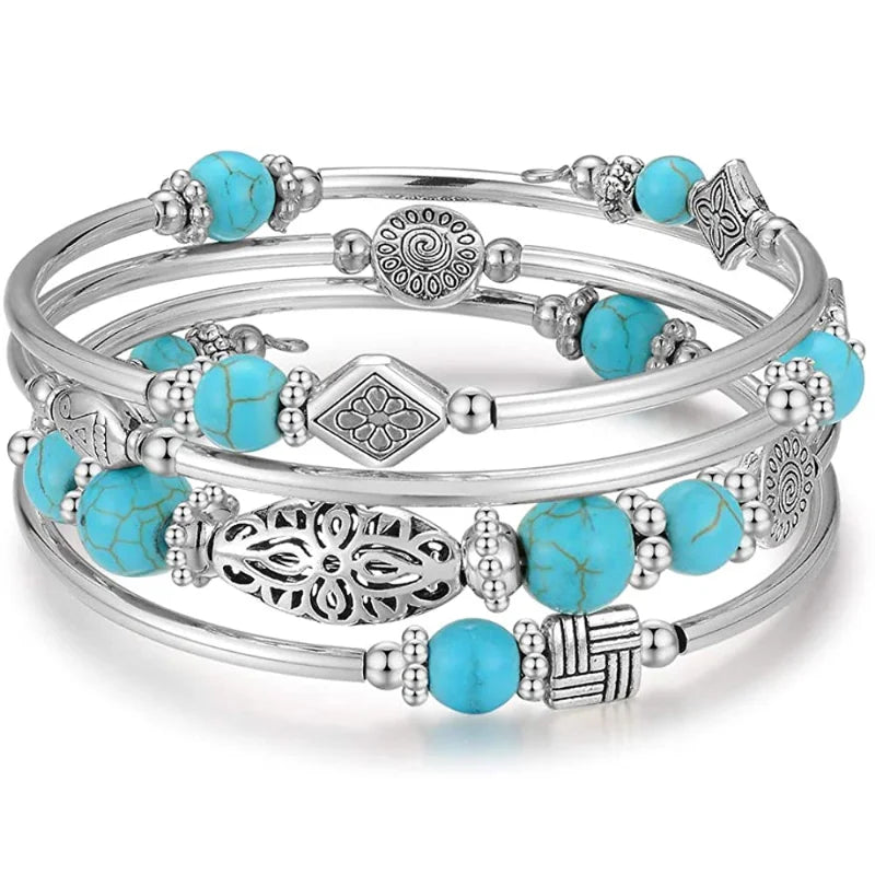 Arianna | Bracelet superposé en pierre naturelle