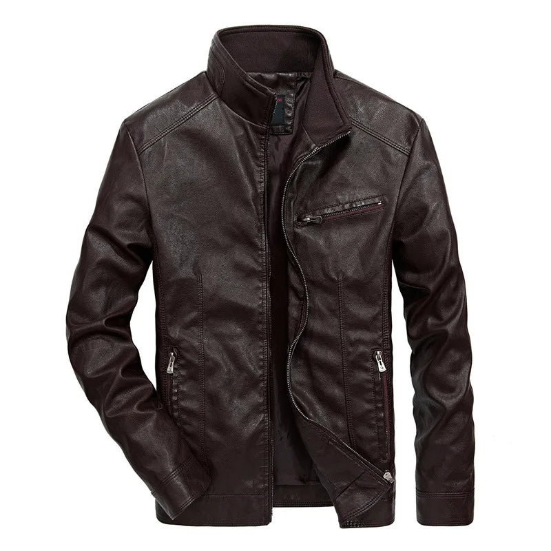 Kevin | Veste en cuir oversize