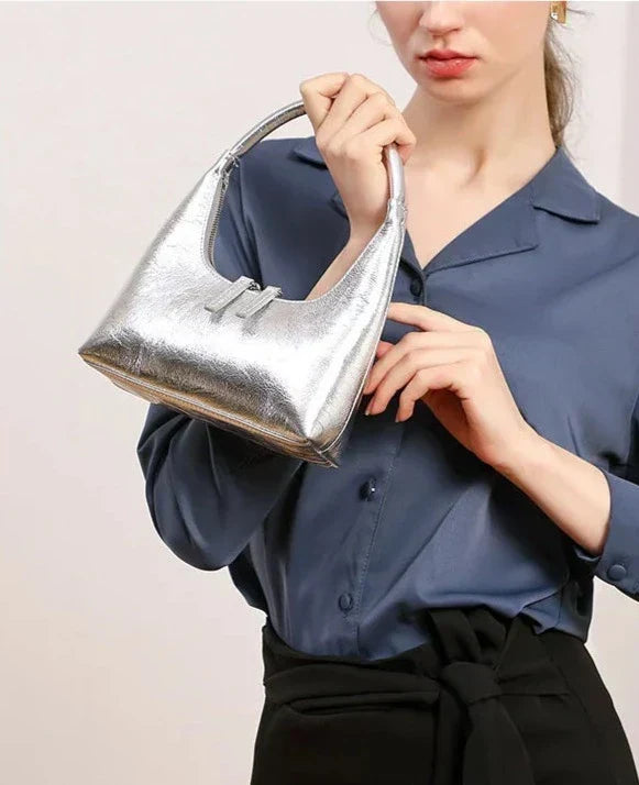 Sac baguette en cuir Aurora