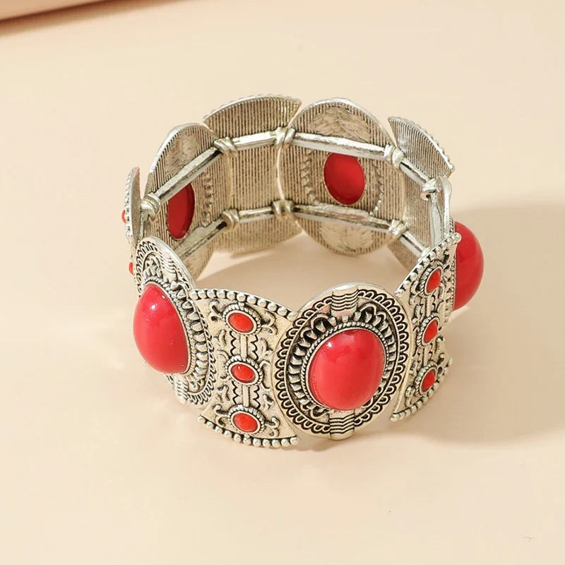 Arianna | Boho-Vintage-Armband mit Türkis-Details