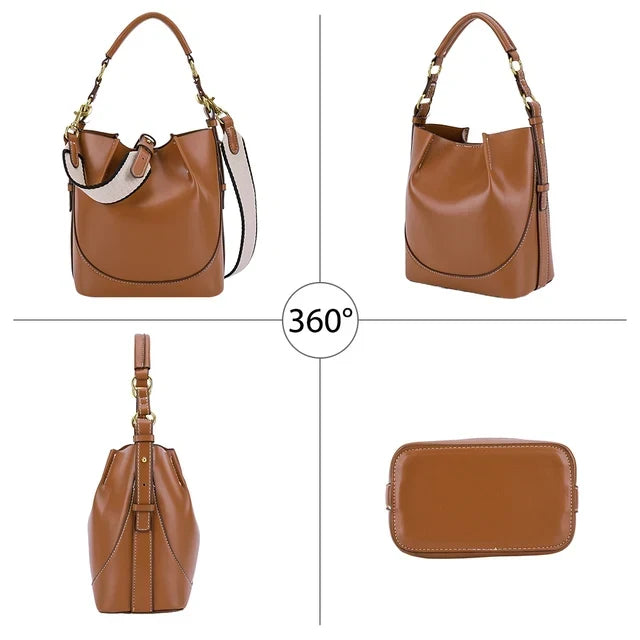 Sac seau bandoulière Hayla