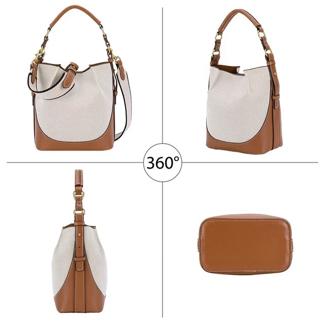 Sac seau bandoulière Hayla