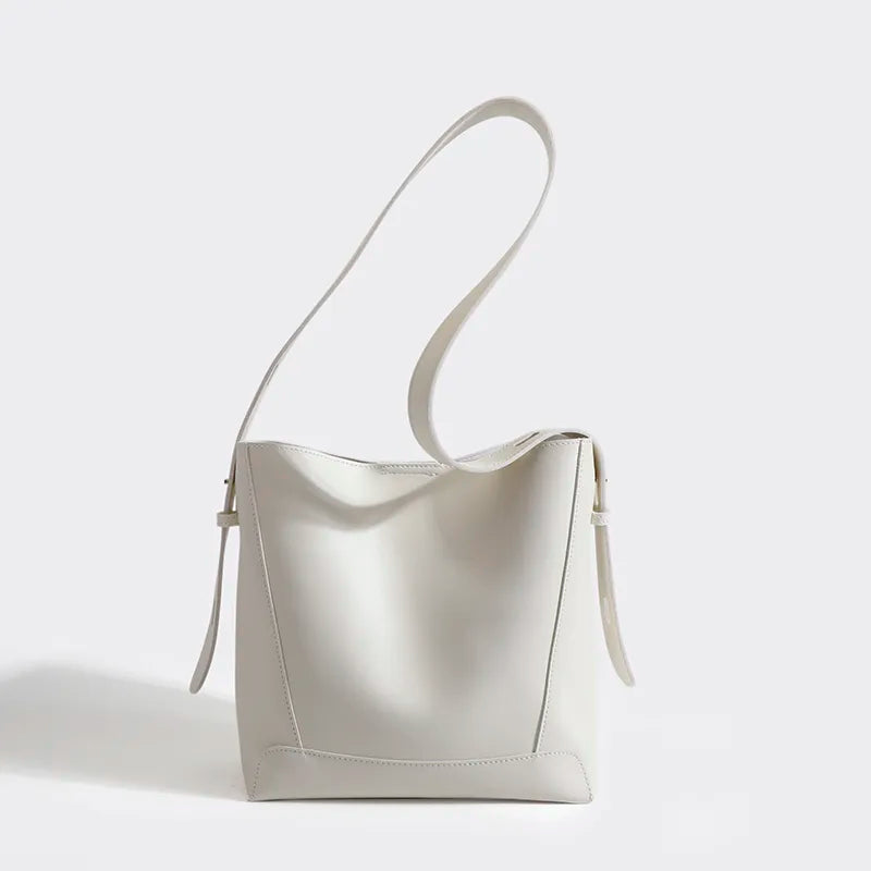 Sac bandoulière en cuir véritable - Avery
