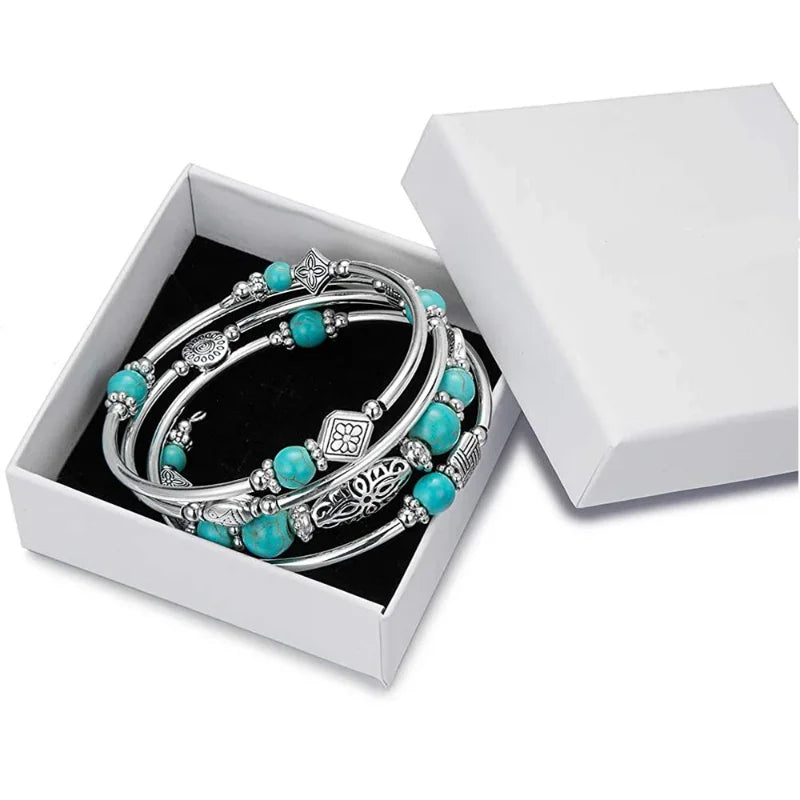 Arianna | Bracelet superposé en pierre naturelle