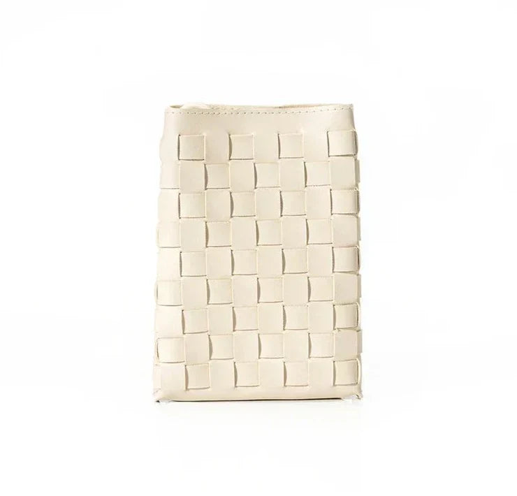 Sac pour téléphone tressé Juliette