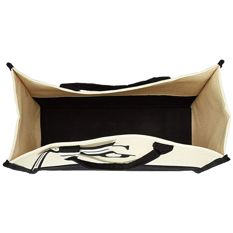 Sac en toile à initiales personnalisées