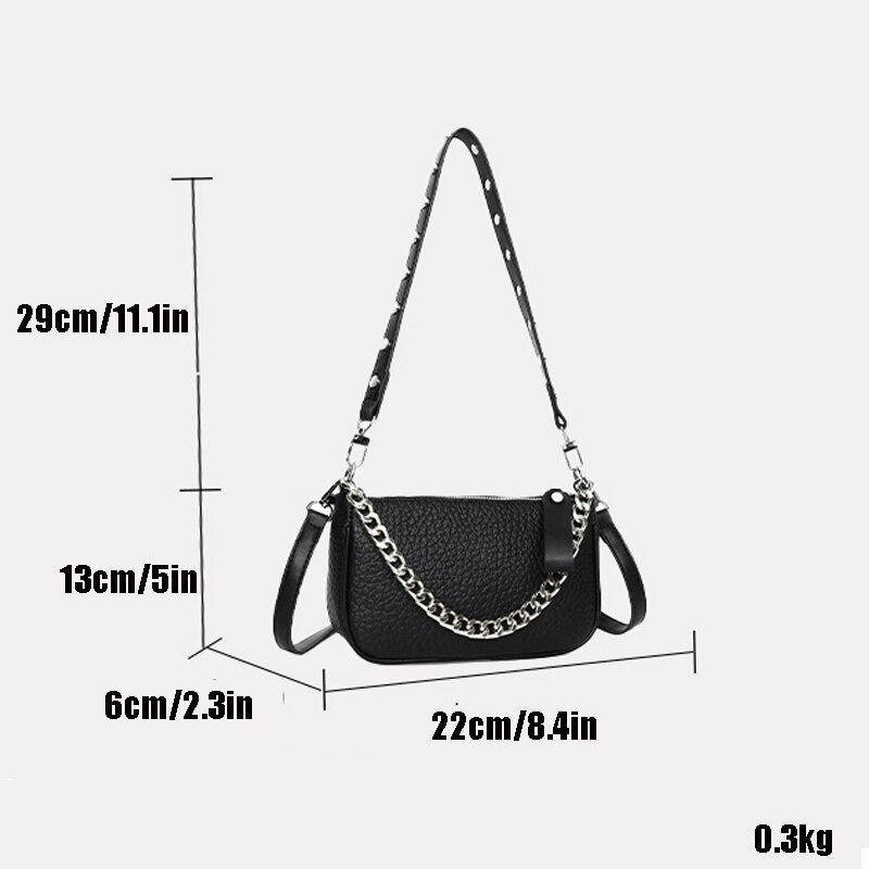 Petit sac bandoulière en cuir Lara