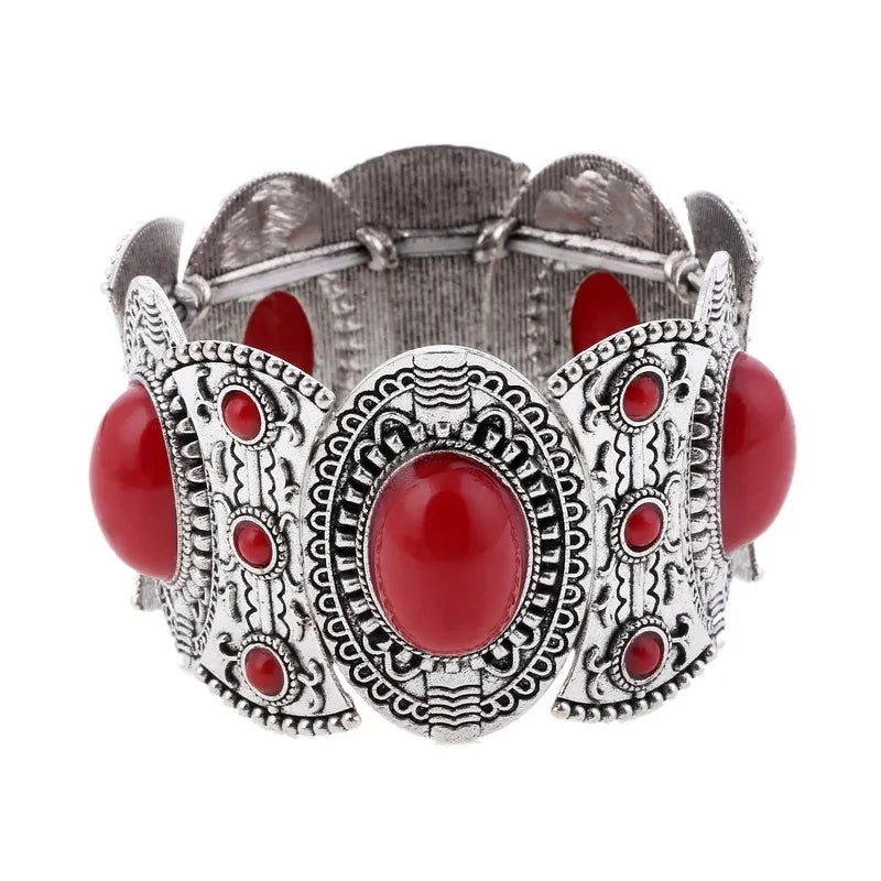 Arianna | Bracelet bohème vintage aux détails turquoise