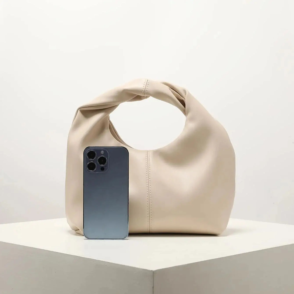 Mini sac à main en cuir véritable - Clean