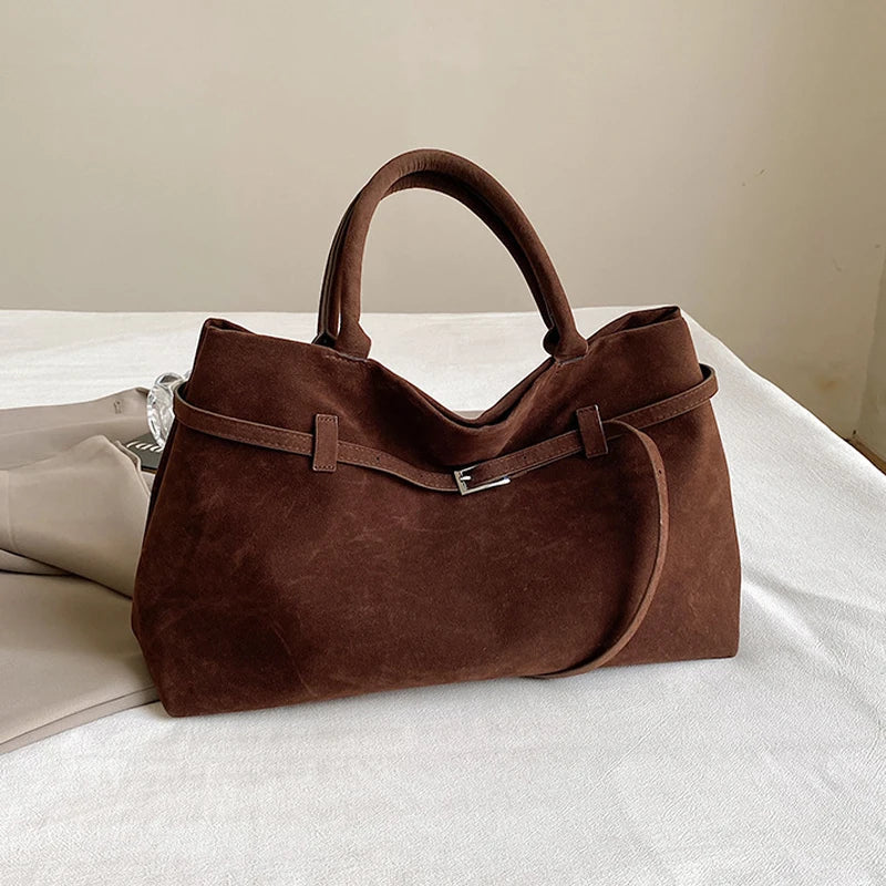 Cabas en daim pour femme - Esmé