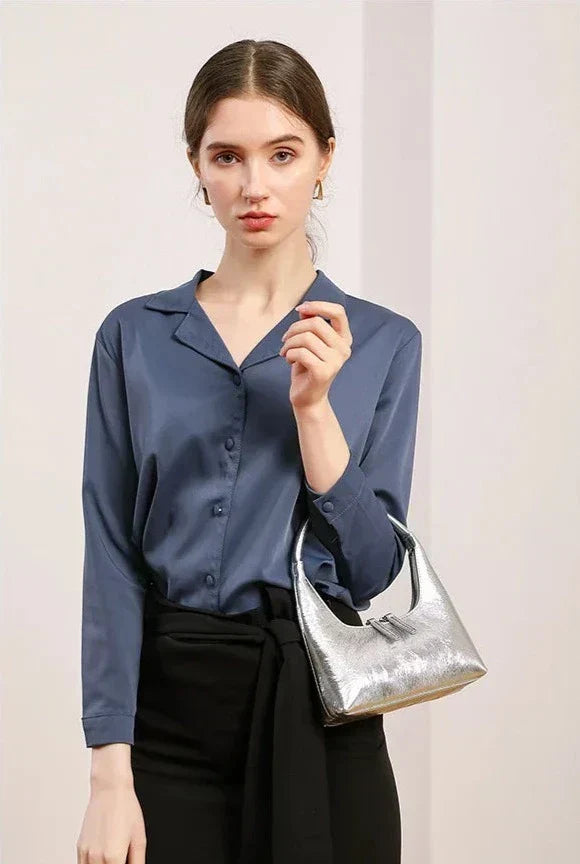 Sac baguette en cuir Aurora