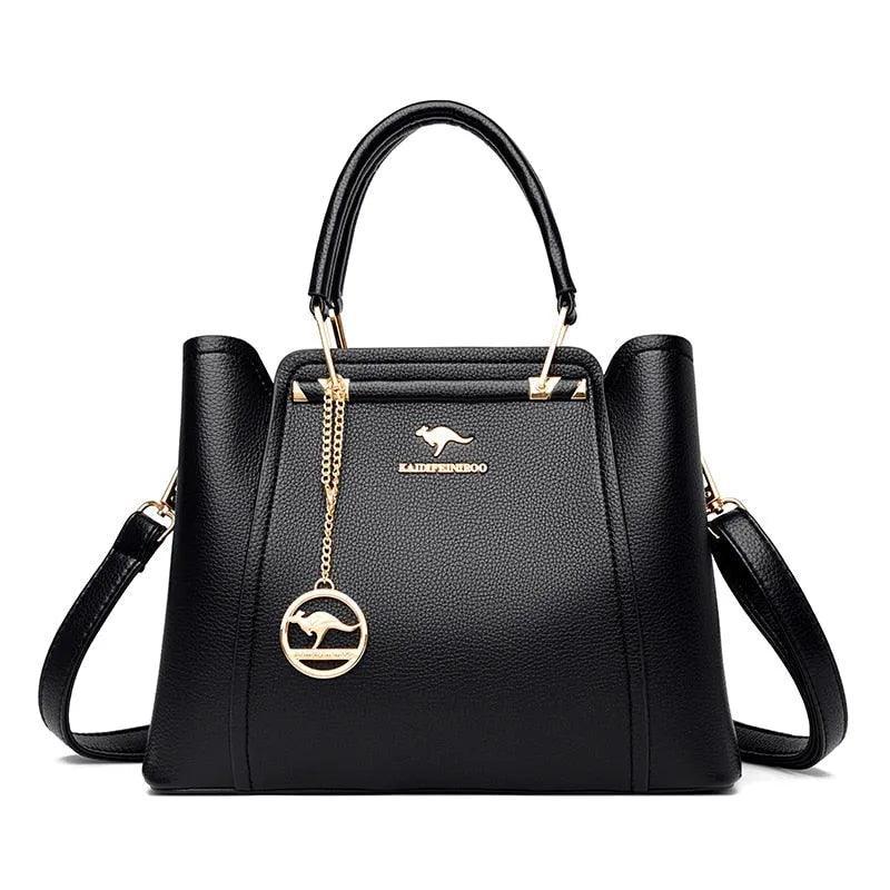 Sac bandoulière luxueux en cuir - Style Couer