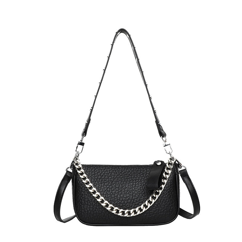 Petit sac bandoulière en cuir Lara