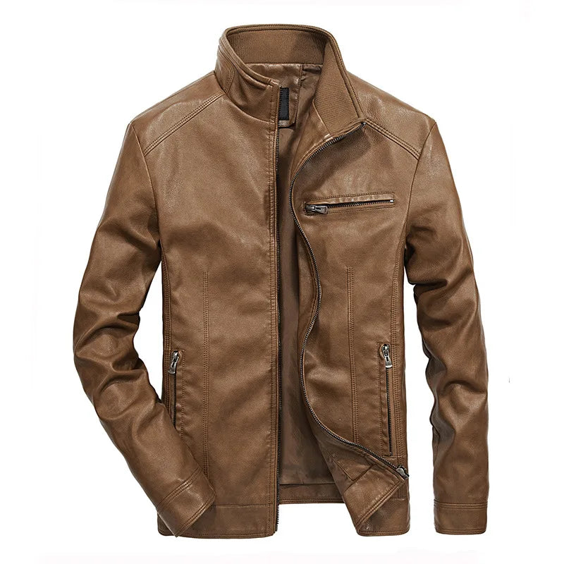 Kevin | Veste en cuir oversize