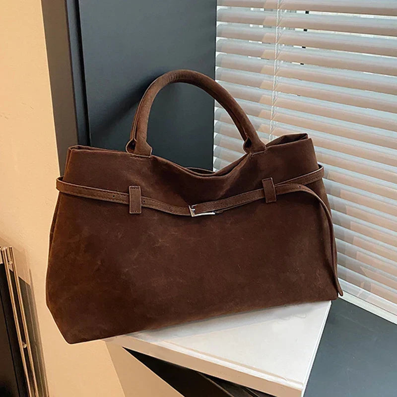 Cabas en daim pour femme - Esmé