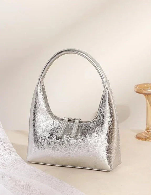 Sac baguette en cuir Aurora