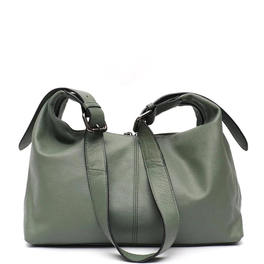 Sac en cuir style besace - Agatha