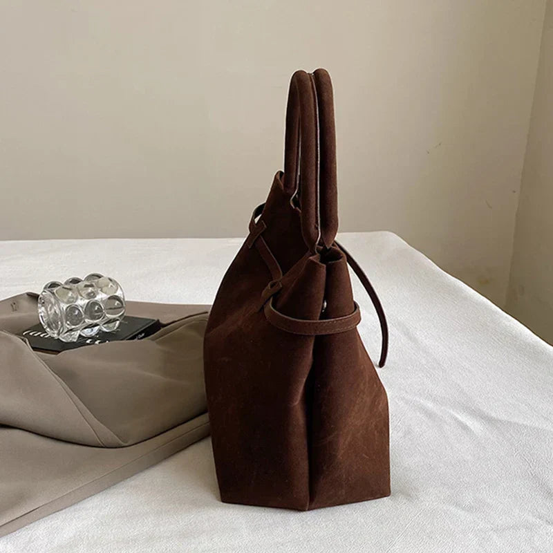 Cabas en daim pour femme - Esmé