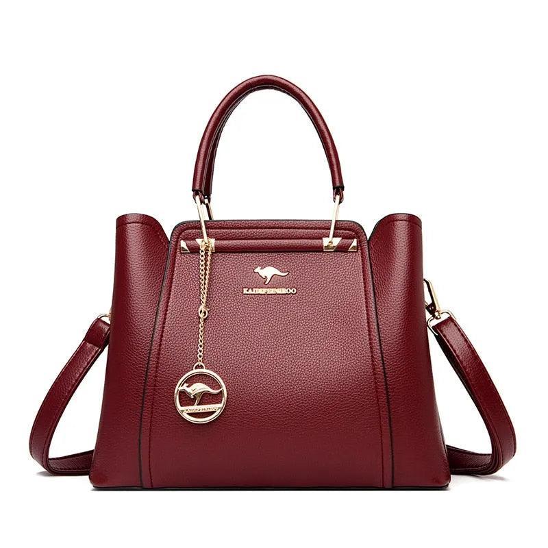 Sac bandoulière luxueux en cuir - Style Couer