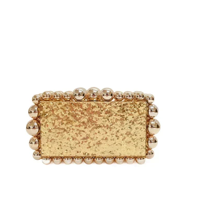 Pochette en acrylique marbré