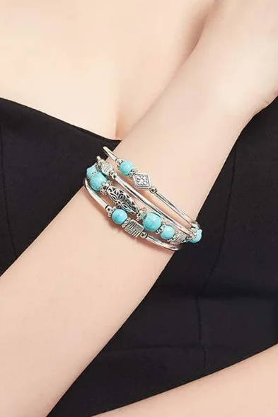 Arianna | Bracelet superposé en pierre naturelle