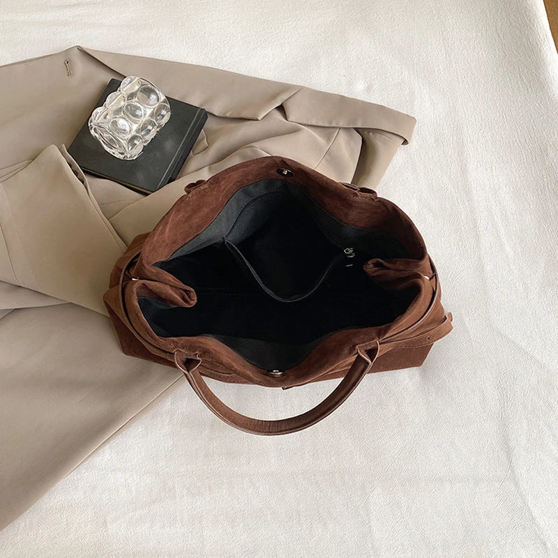 Cabas en daim pour femme - Esmé
