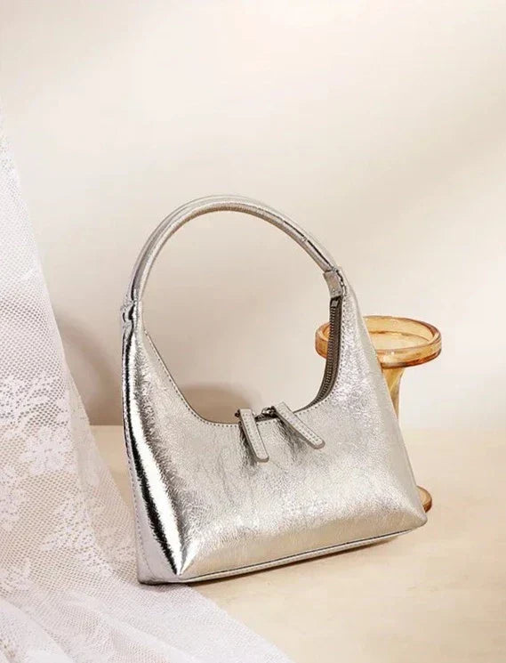 Sac baguette en cuir Aurora
