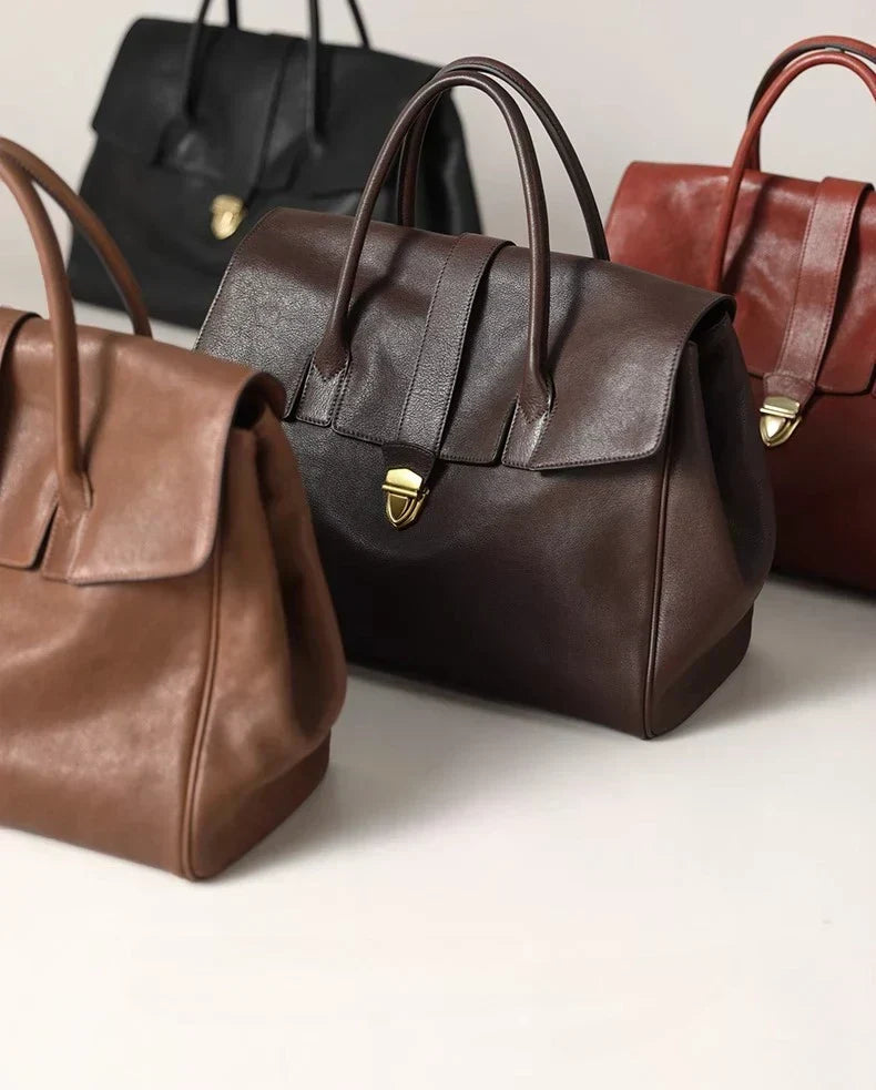 Sac fourre-tout en cuir Gabrielle