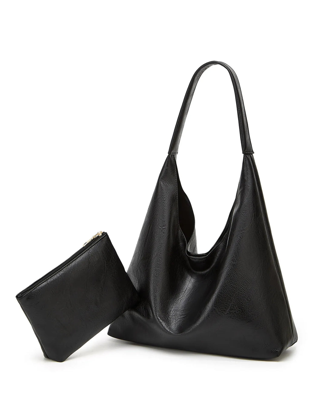 Leather Messenger Bag + Leather Wallet - Manz