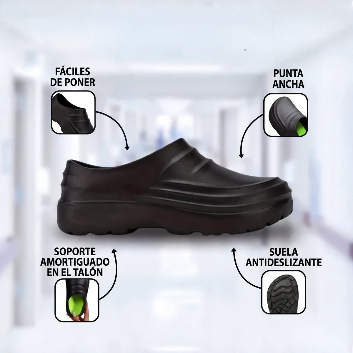 Brisa | Sabots antidérapants et ultra-légers