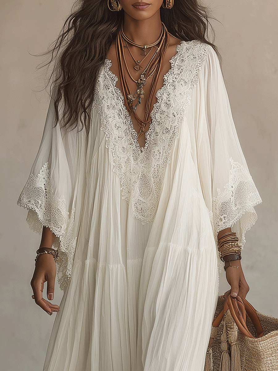 Anna | Robe Perle Blanche