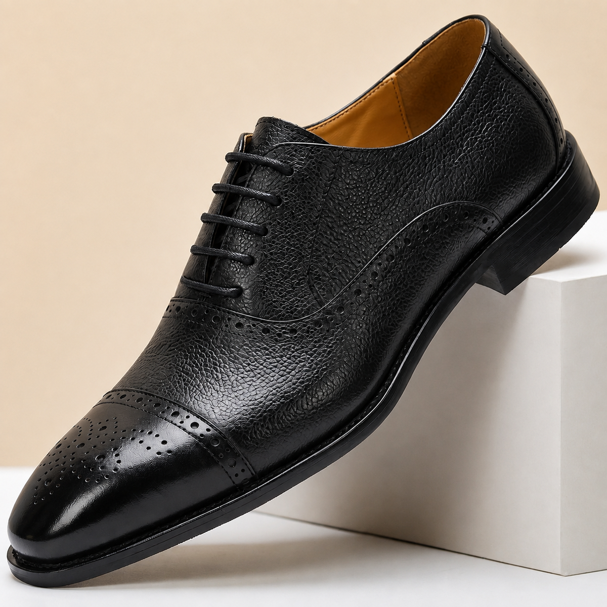 Chaussures Habillées Bravento en Cuir Pleine Fleur