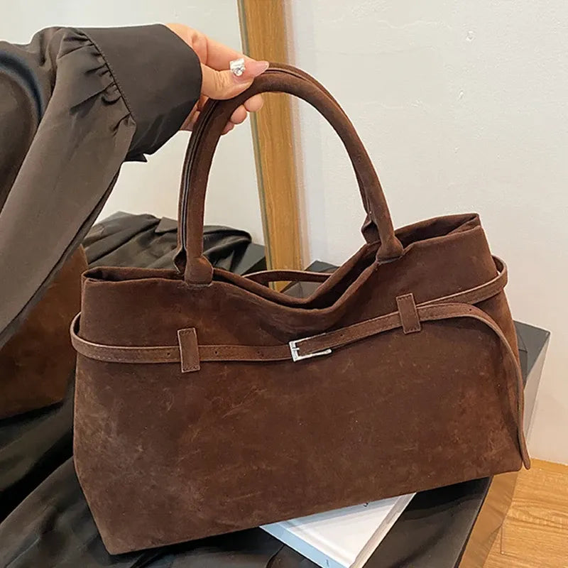Cabas en daim pour femme - Esmé