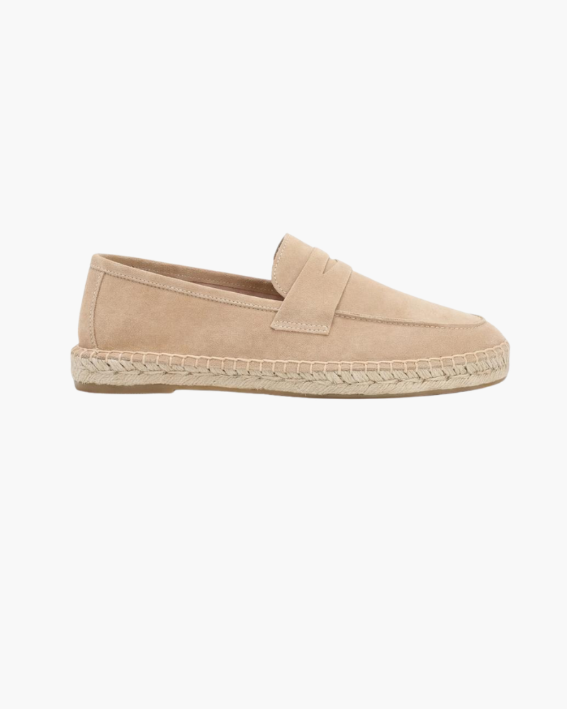 Espadrilles Riviera en Daim – Beige