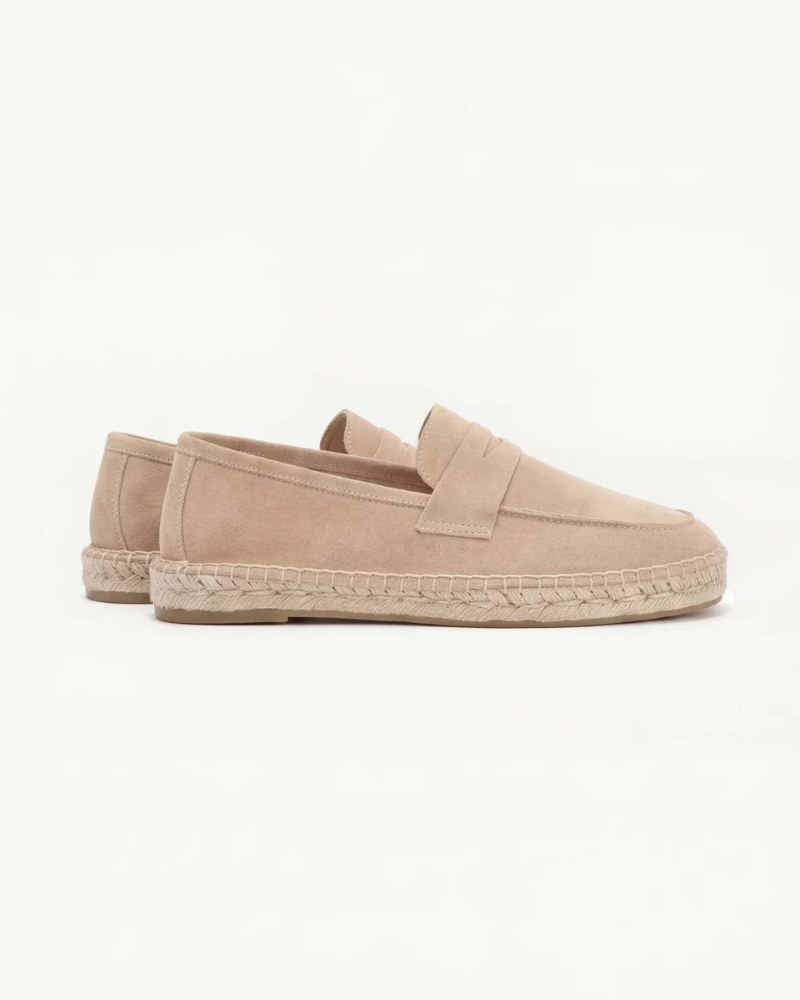 Espadrilles Riviera en Daim – Beige