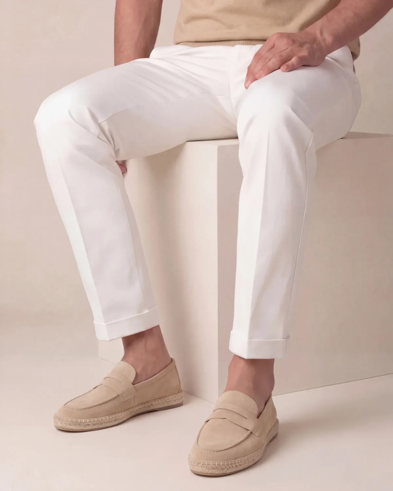 Espadrilles Riviera en Daim – Beige
