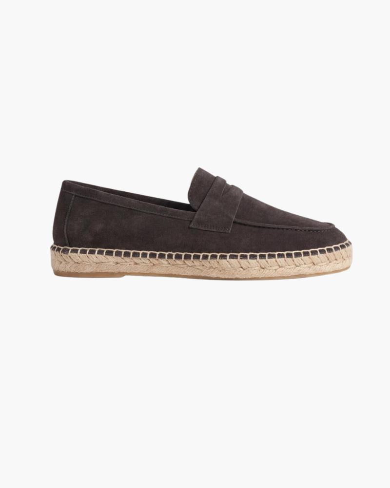 Espadrilles Riviera en Daim – Café