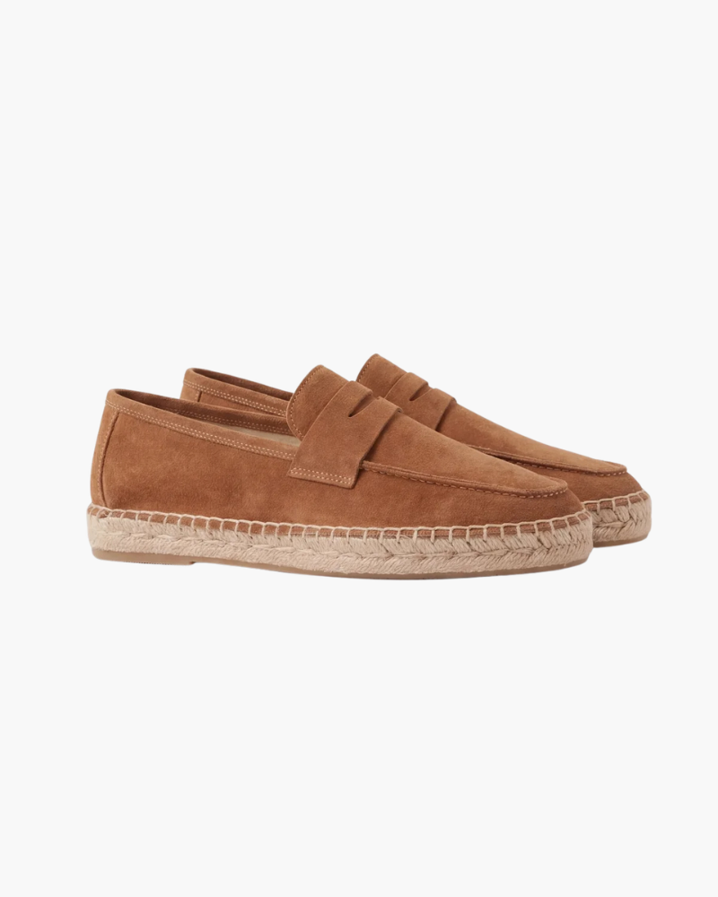 Espadrilles Riviera en Daim – Marron
