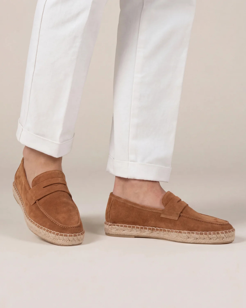 Espadrilles Riviera en Daim – Marron