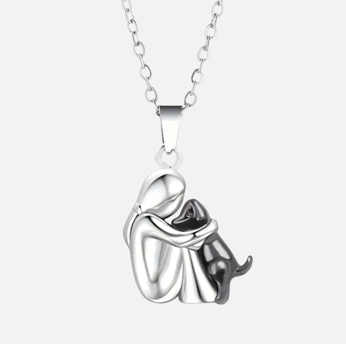 Pendentif « Amitié éternelle » – Symbole de l’amour entre une femme et son chien