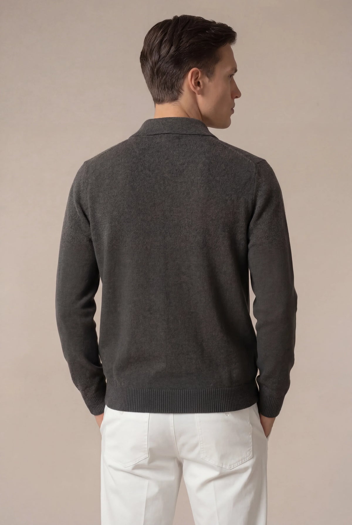 Gilet en maille Miliano gris