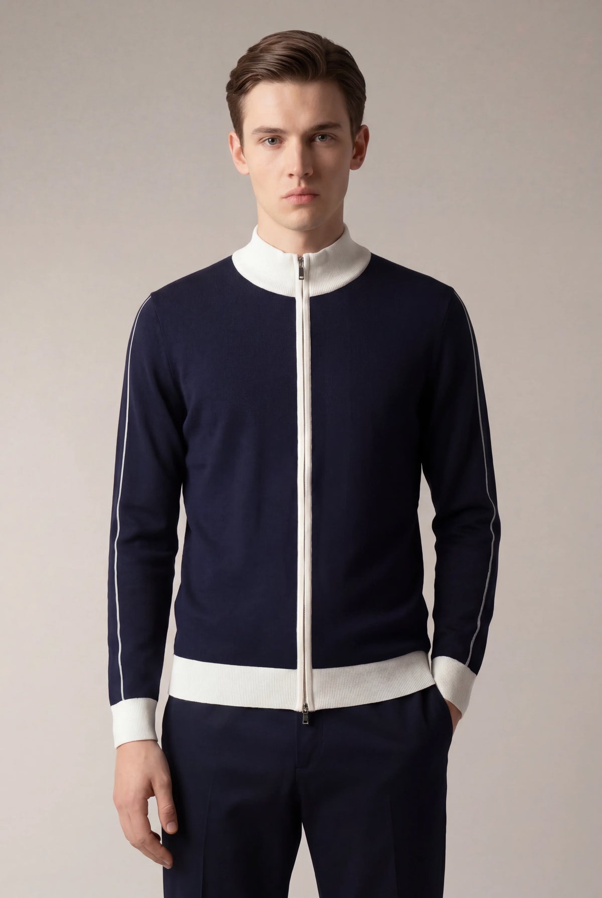 Cardigan Santiono bleu marine