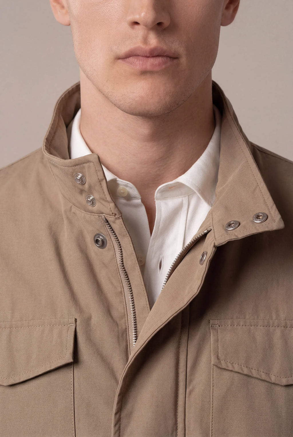 Manteau kaki