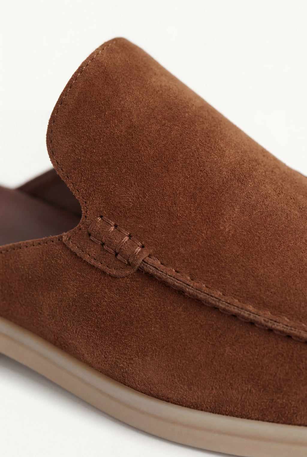 Mocassin en daim camel
